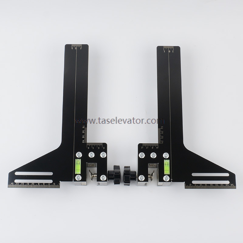 Elevator Guide Rail Alignment Gauge, Lift Ruler Guide, Elevator Guide Rail Tool