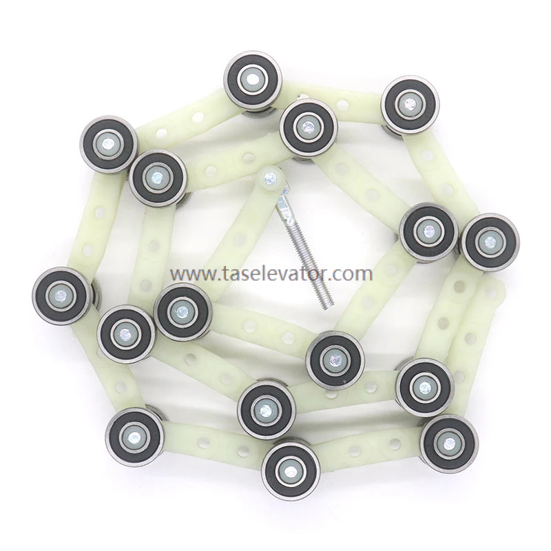 Escalator Newel Chain Single Fork 16 pair bearing reverse chain
